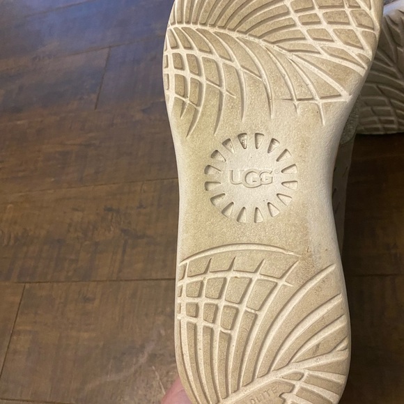 UGG Islay Leather spandex knit Mole high top Sneakers - Picture 7 of 11